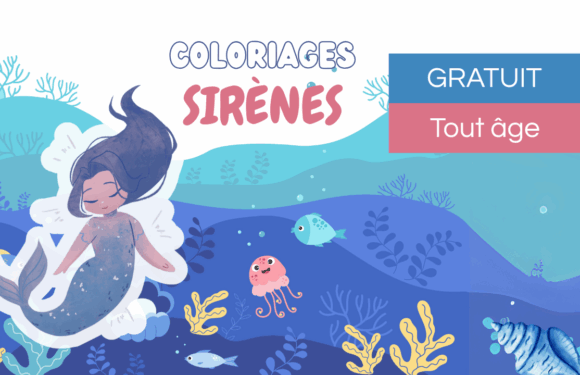 Coloriages sirène à imprimer